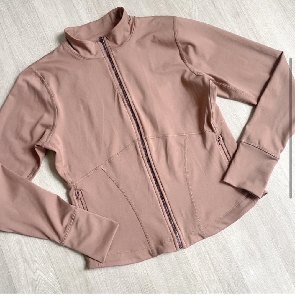 Abercrombie YPB sculptLUX Full-Zip Jacket Brown Size LARGE/XL - Picture 2 of 7